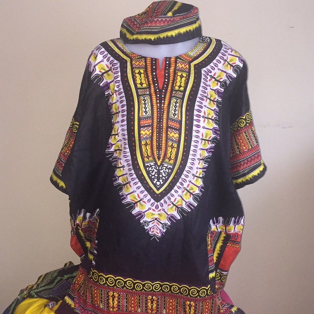 Dashiki with head piece